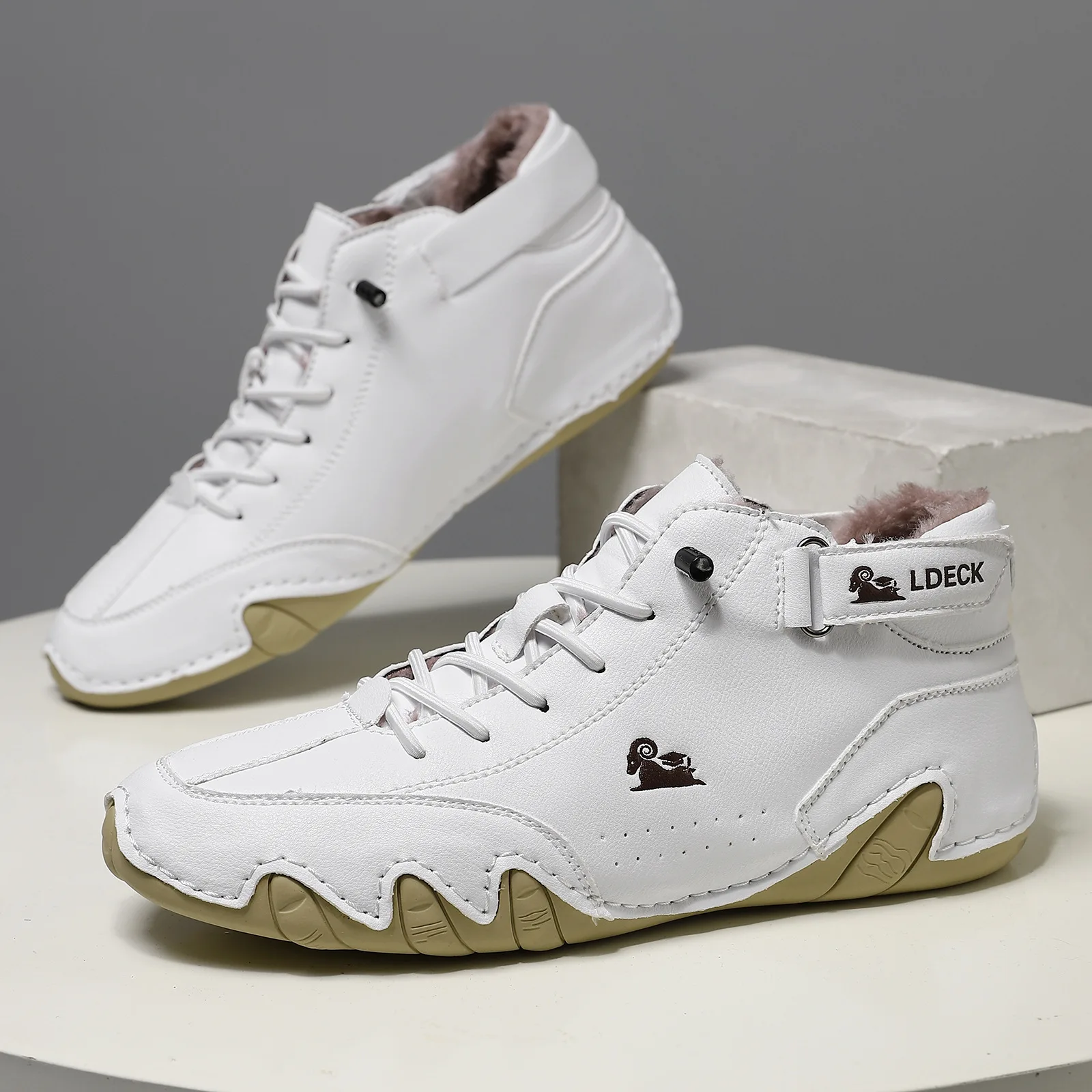 Herrenstiefel, lässiges Leder, – Men'S Shoes Low Top Bewertung und Preis