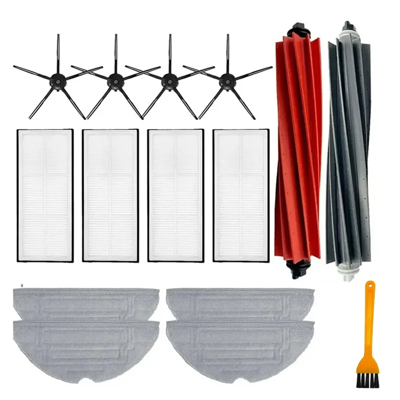 A68M-запасные части для пылесоса для Roborock S8 S8 Pro Ultra S8 + S8 + Pro, основная роликовая щетка, боковая щетка, ткань для швабры