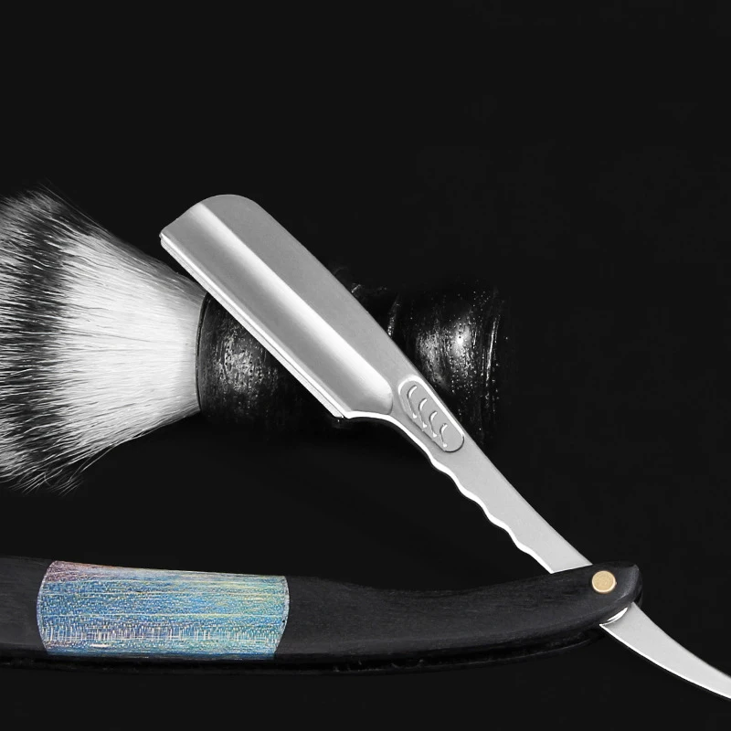 Салонная ручная бритва для бороды, складная ручная бритва для волос, инструменты для удаления волос для салона, парикмахерские аксессуары, подарок