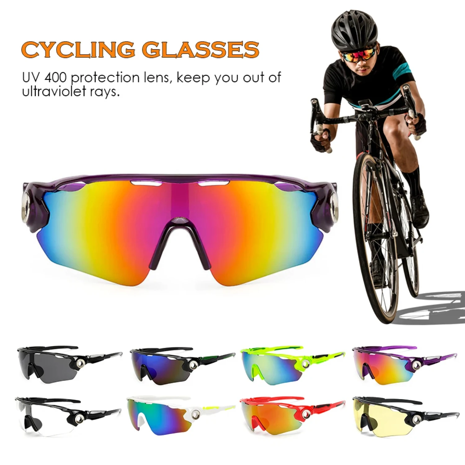 Large Square Frame Outdoor UV400 Cycling Sunglasses MTB Bike Shades Bicycle Sunglass Sport Running Bike Riding Sun Glasses Maap