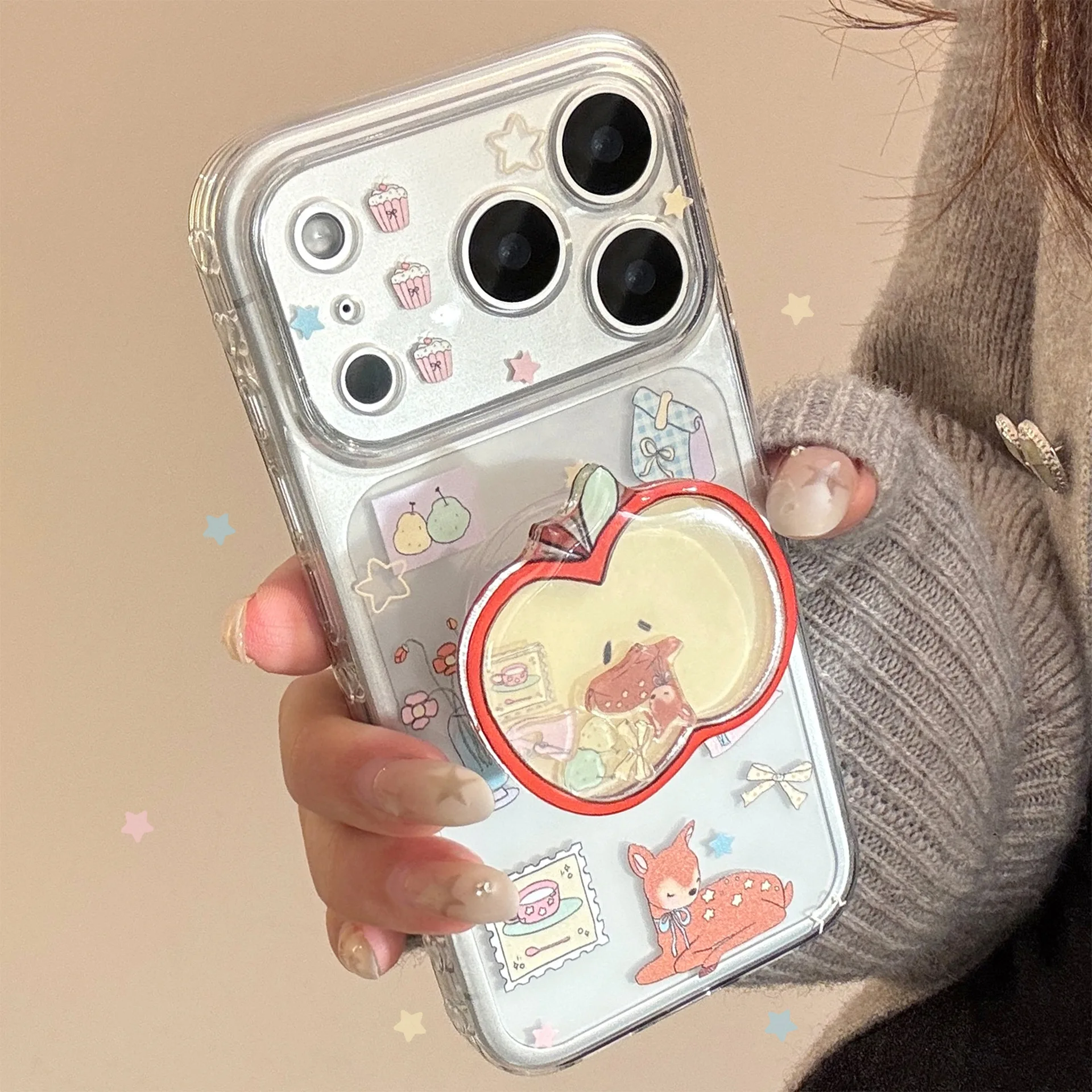 Прозрачный мультяшный чехол дл – обзор и цена Phone Cases Red Deer