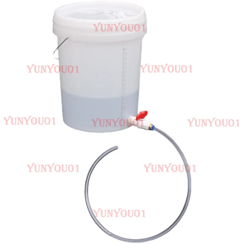 

Прозрачная тонкая водопроводная труба 6 мм 8 мм, ведро с грубой шкалой и крышкой, шаровой клапан, переключатель потока, регулируемый резервуар для воды, аквариум для воды