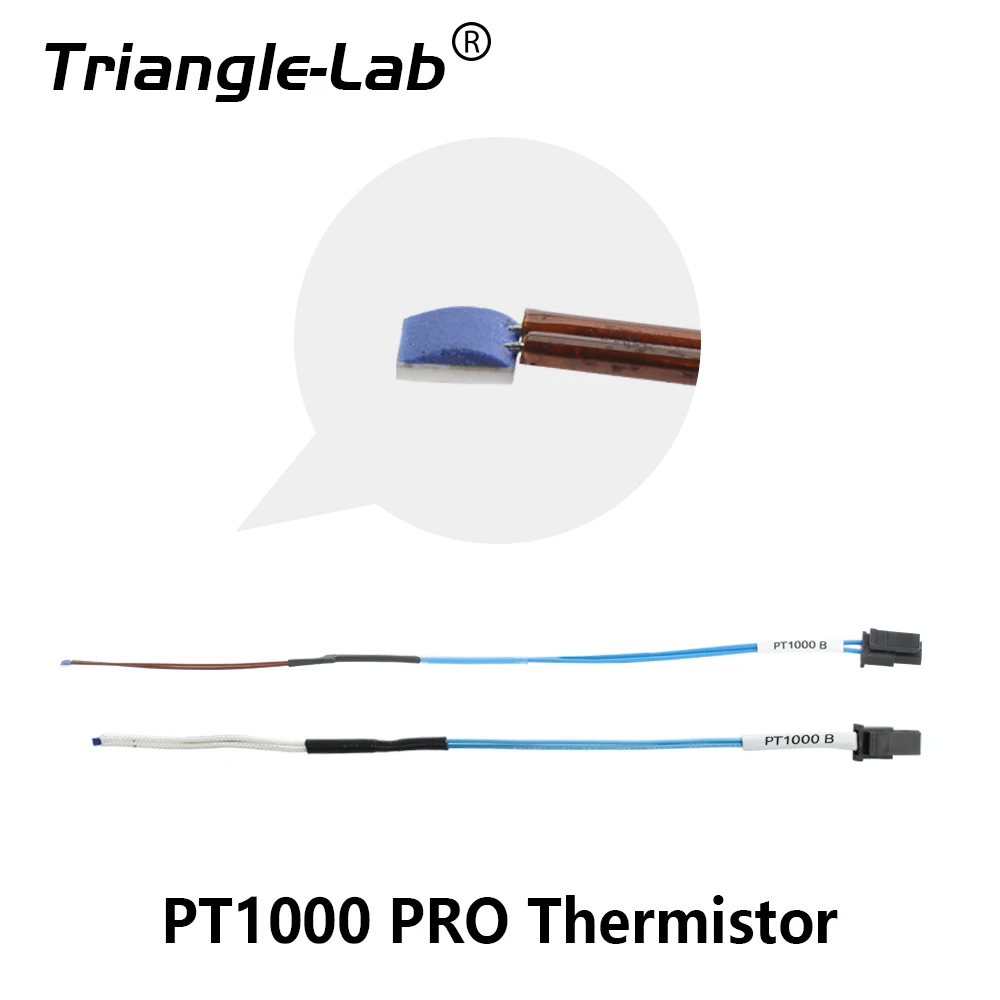 

Trianglelab PT1000 Pro Bare Thermistor Cartridge high temperature 450Celsius for Rapido Hotend TCHC Kit CHC Pro TR6 TD6 HOTEND