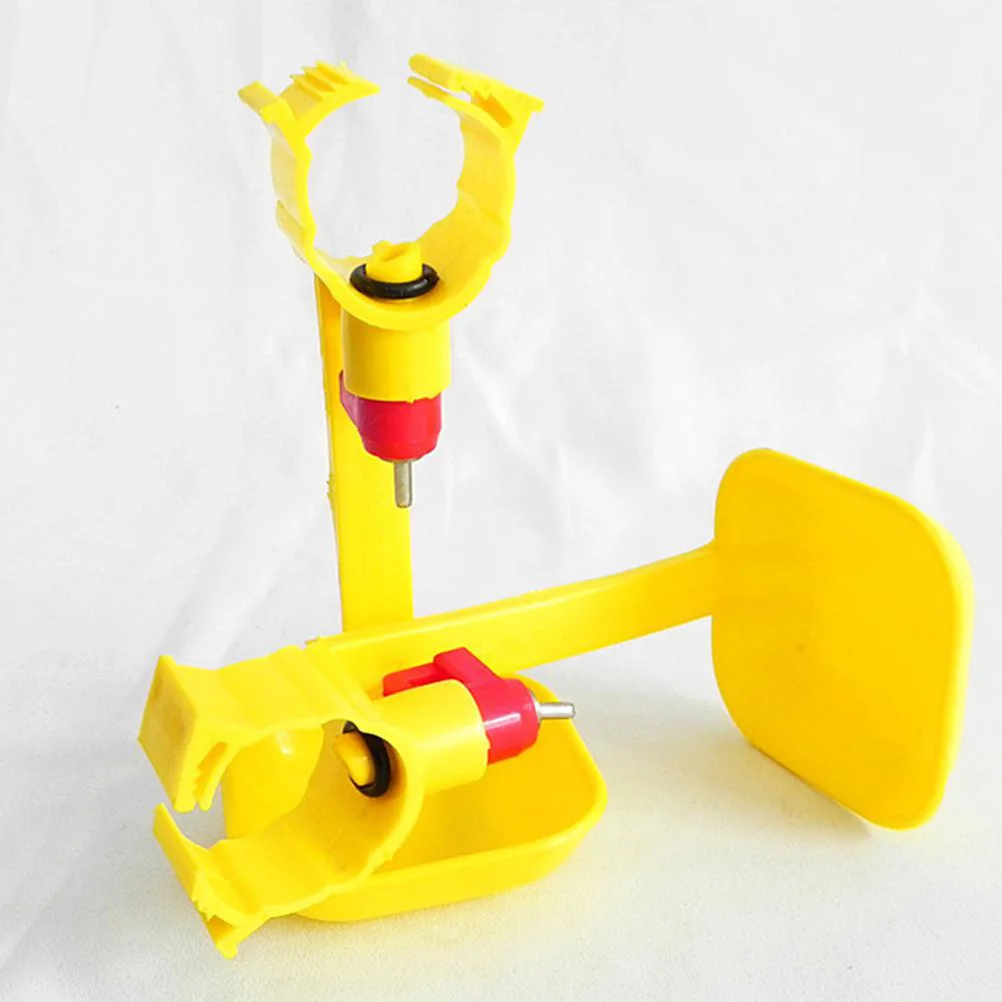 

10Pcs Automatic Chicken Waterer Drip-Feed Hanging Cup Poultry Drinker for Chickens Ducks Geese Clean Water Solution No Waste