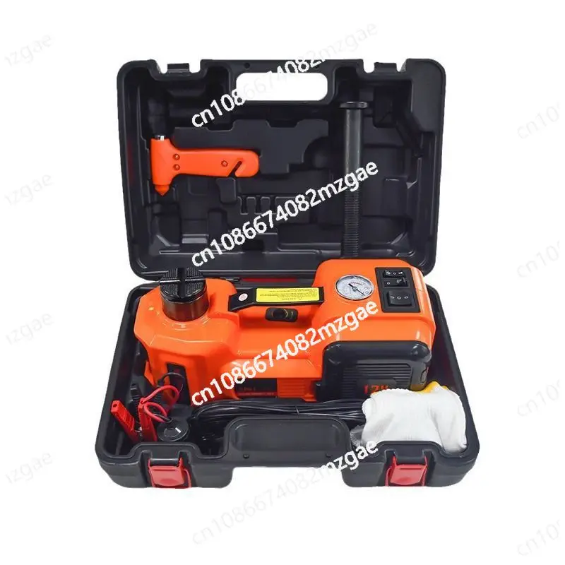 12V Electric Hydraulic Jack Off-Road - 3-in-1 Tire Replacement Tool with Air Pump for Vehicle Maintenance