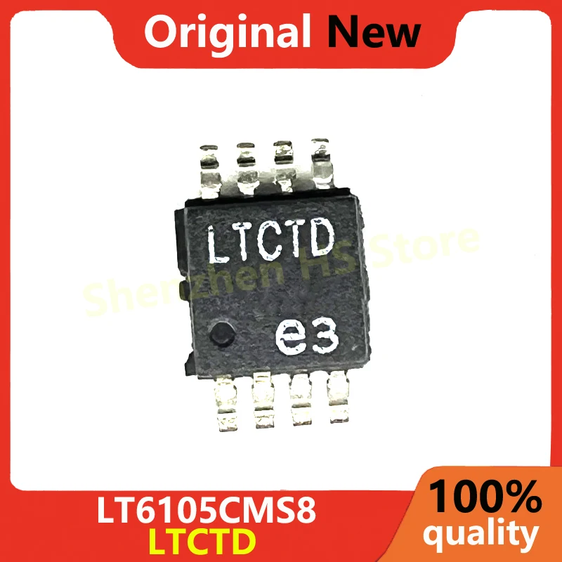 (2-5piece)100% New LT6105CMS8 LT6105 LTCTD msop-8 Chipset