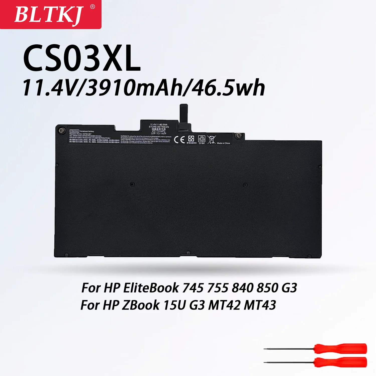 NEW CS03XL Battery for HP Elitebook 840 848 850 745 755 G3 G4 ZBook 15u G3 G4 mt42 43 Series Laptop fits HSTNN-UB6S 800231-141