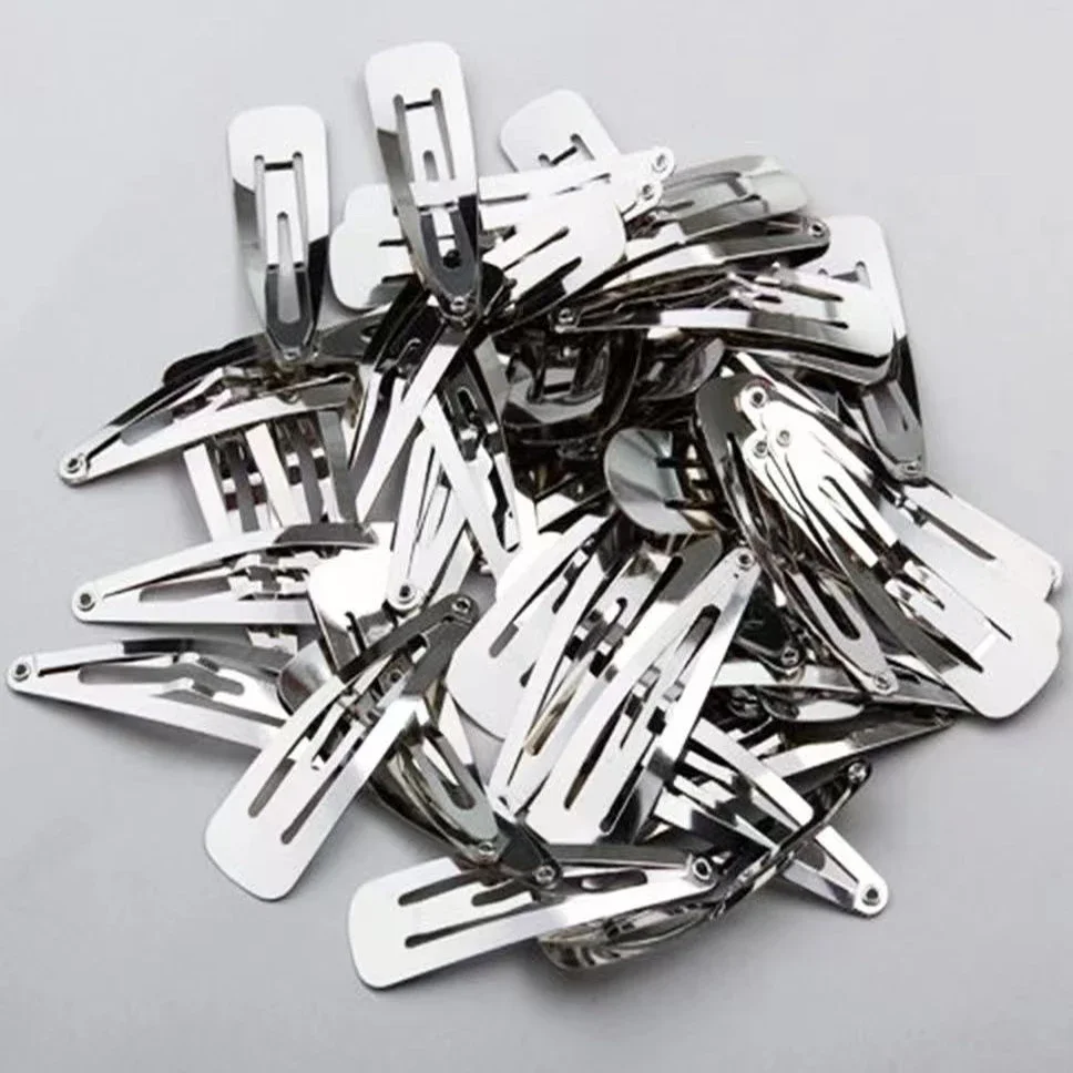 

Wholesale YK2 Silver Hair Clips Metal Droplet Hairpins Hair Barrettes Clip Women Girls Ins Korean Hairpin Headwear Accessories