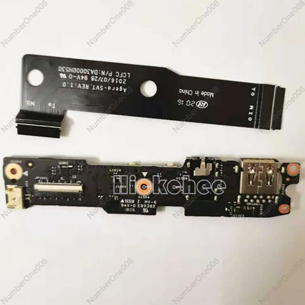 

NEW USB BOARD Audio board with cable For Lenovo YOGA 910-13IKB CYG50 NS-A902 DA30000H530 Power Button Connector