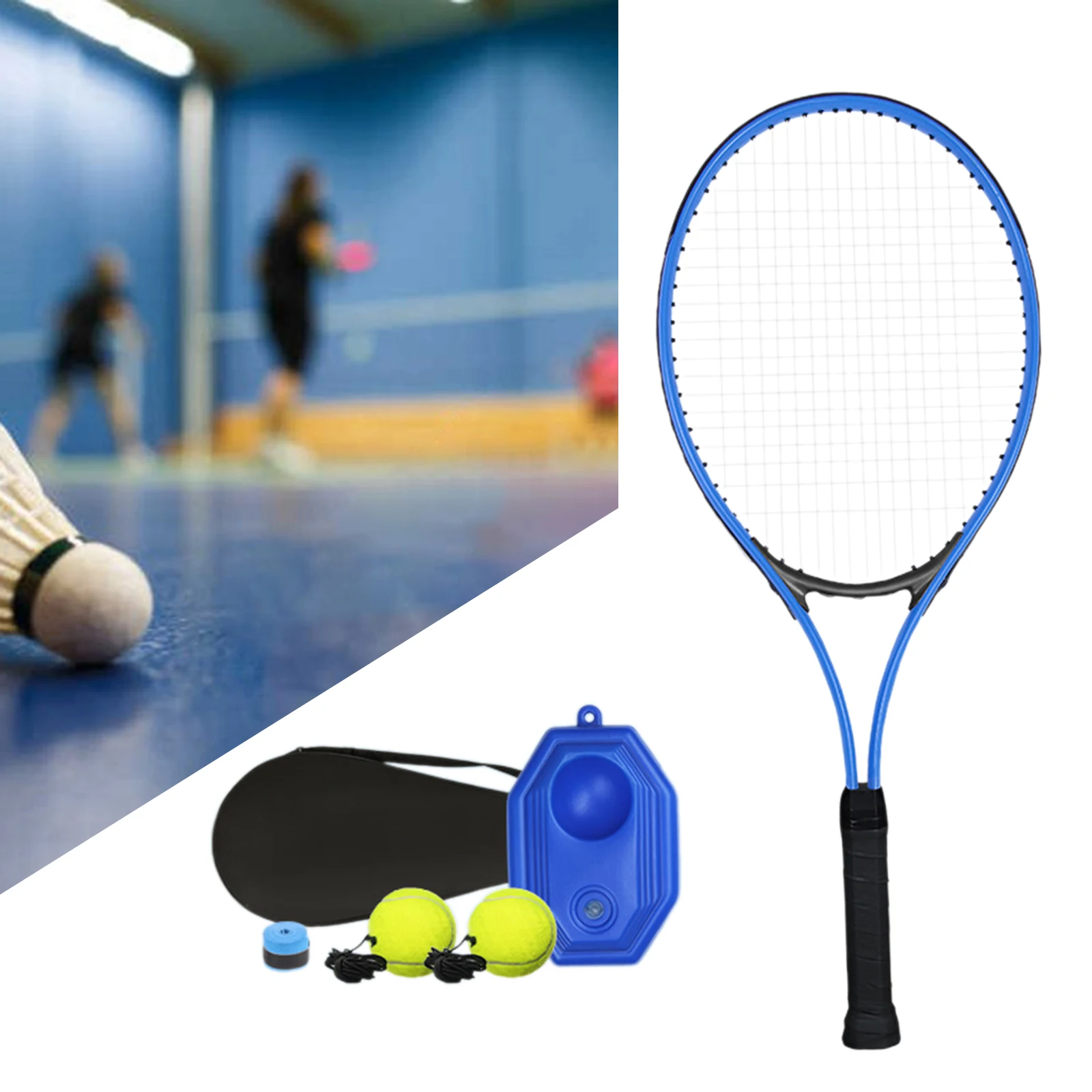 Solo Tennis Trainer Solo Tennis Training Aid Professional Garden Tennis Training Device Self Practice for Women Men, Beginner