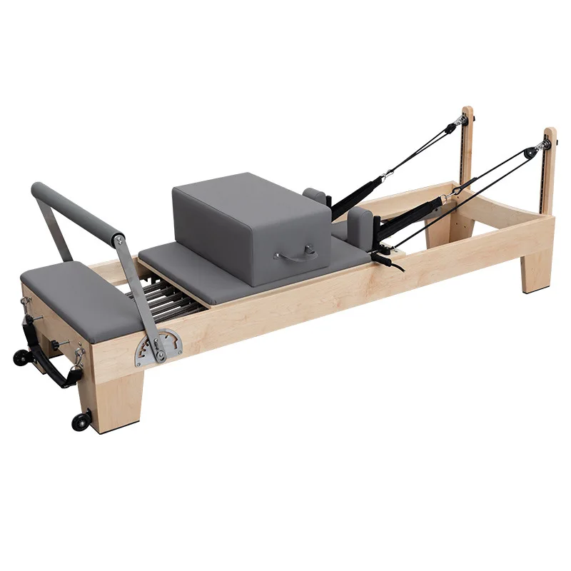 

Pilates bed, rubber wood/maple wood, factory direct sales, home stretching bed, yoga, body Pilates equipment, core bed