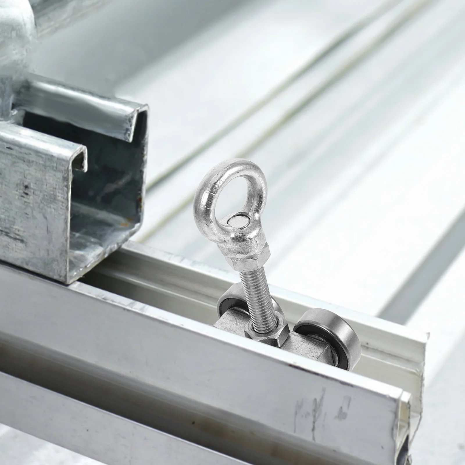 

Heavy Duty Trolley Assembly For Strut Channel Sliding Gate Roller Replacement Steel Bearing Pulley Smooth Silent Operation