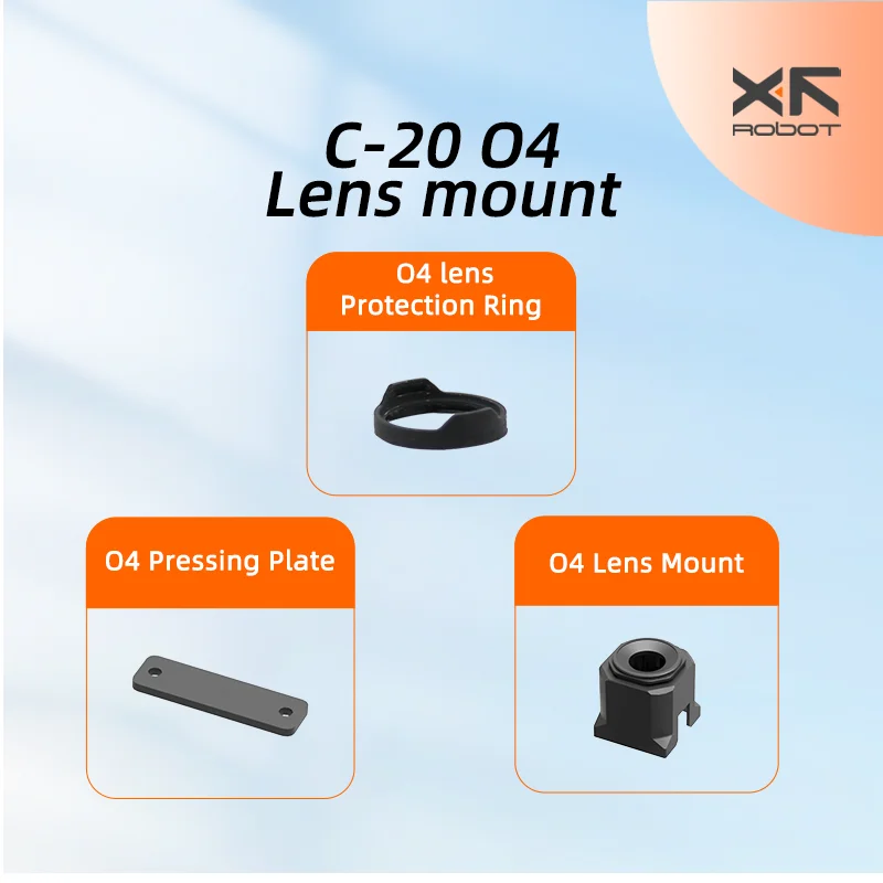 

DJI O4 Air Unit Anti-Fall Camera Protection Case Set - With lens protection ring Suitable for XF C-20 Pan-Tilt Camera
