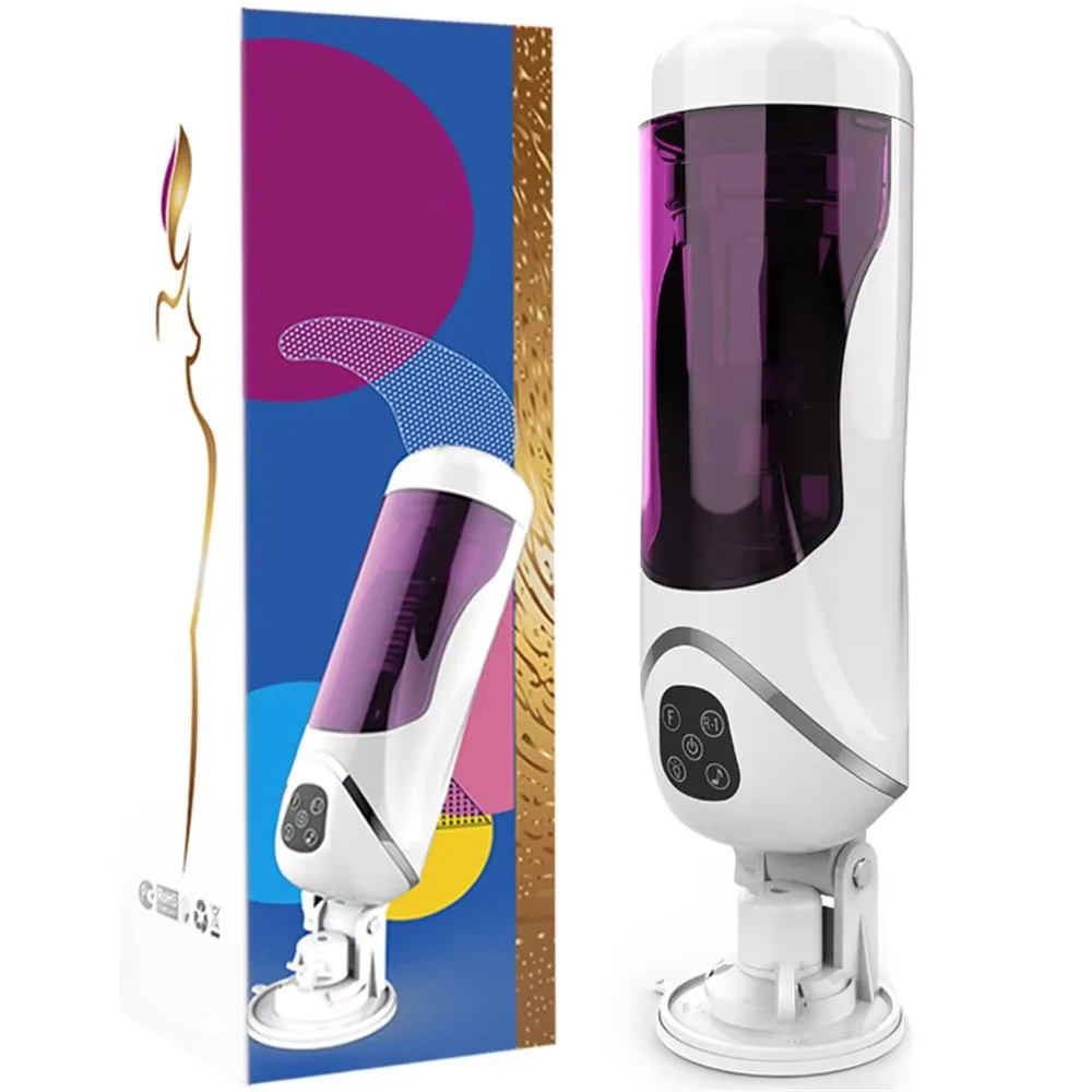 Automatic Male Penis Sucking Vibrator Telescopic Rotation Vagina Pussy Masturbator Cup Suction Machine Stimulat Sex Toys for Men