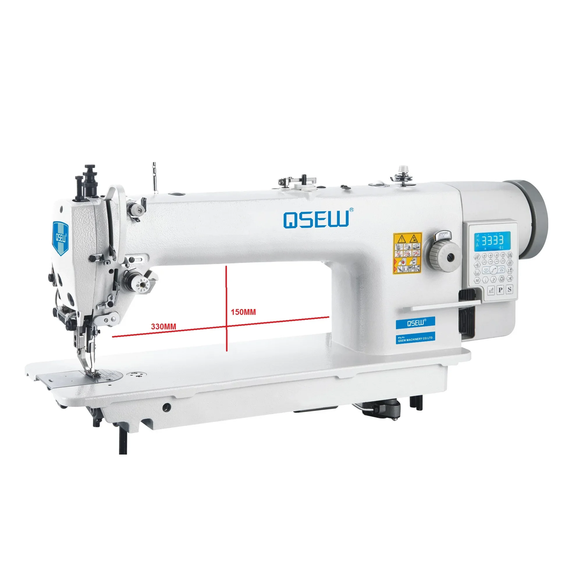 QS-0322-D4 Single Needle Direct-drive walking foot  Auto Trimmer auto foot lifter  Long Arm Lockstitch Industrial Sewing Machine