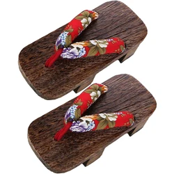 Japanese Style Wooden Clogs Breathable Sandals Ladies Slippers Fashion Footwear Female Sandals Wear Resistant
