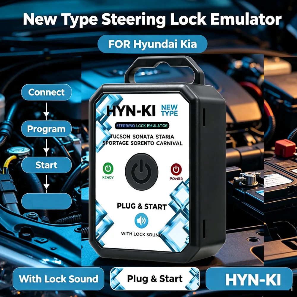 For Hyundai For Kia New Type Steering Lock Emulator With Lock Sound Compatible No: 81900-L1700 Plug and Start