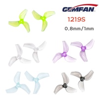 4Pairs Gemfan 1219S 1219S-3 3-Blade 31mm Ultra-lightweight Propeller for FPV Tinywhoop Micro Drone 0702 29000KV DIY Parts