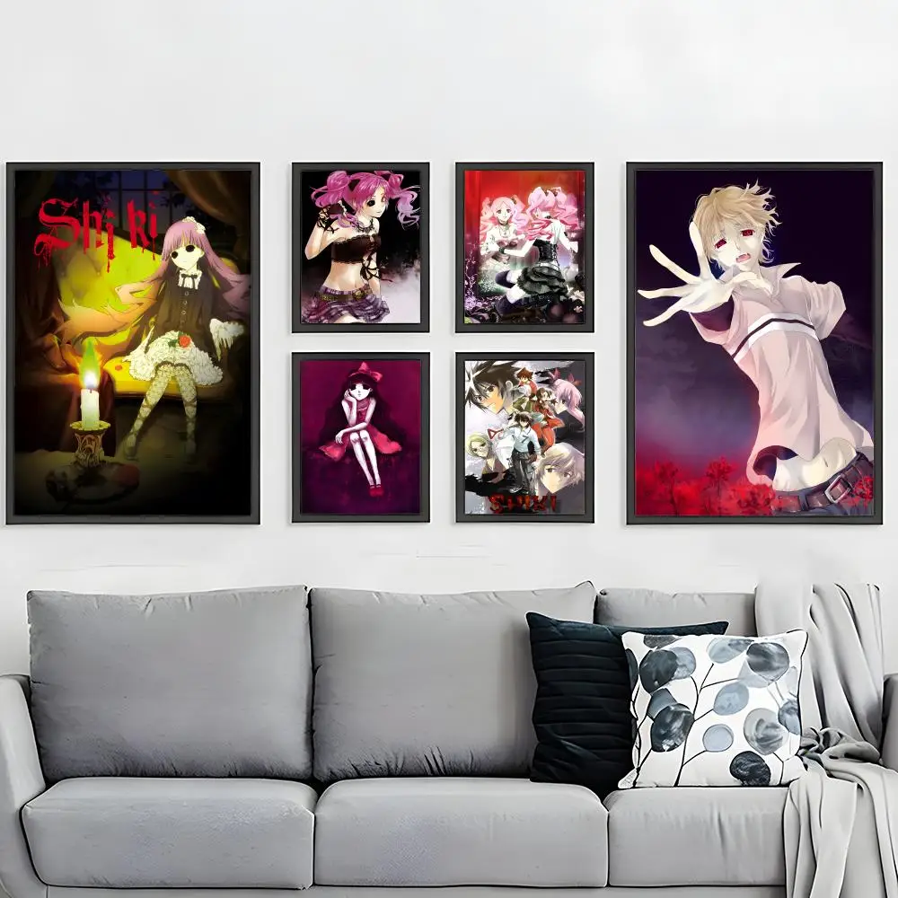 Classic Anime Shiki Poster HD Waterproof Self-Adhesive Wall Art – Multi-Scene Use, Top Gift Pick