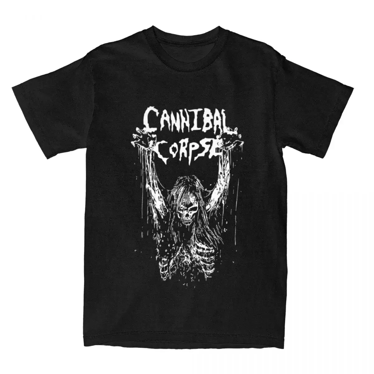 Men Women CANNIBAL CORPSE Lazy Ghost Corpse Graphic Shirts Merch Vintage Pure Cotton T Shirts Tops Birthday Present