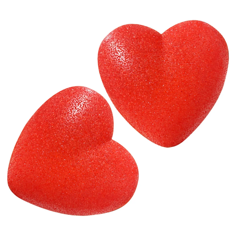 2 قطعة عيد الحب مضيئة على شكل قلب مصباح الإبداعية المرحلة الدعامة زينة للمنزل حديقة مطعم فناء الأحداث #1