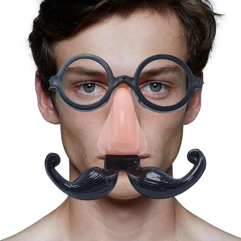 Funny Disguise Glasses Toy Adult Children Big Nose Tricky Costume Toys Novelty Eyewear Prank Props For Gentleman Cosplay