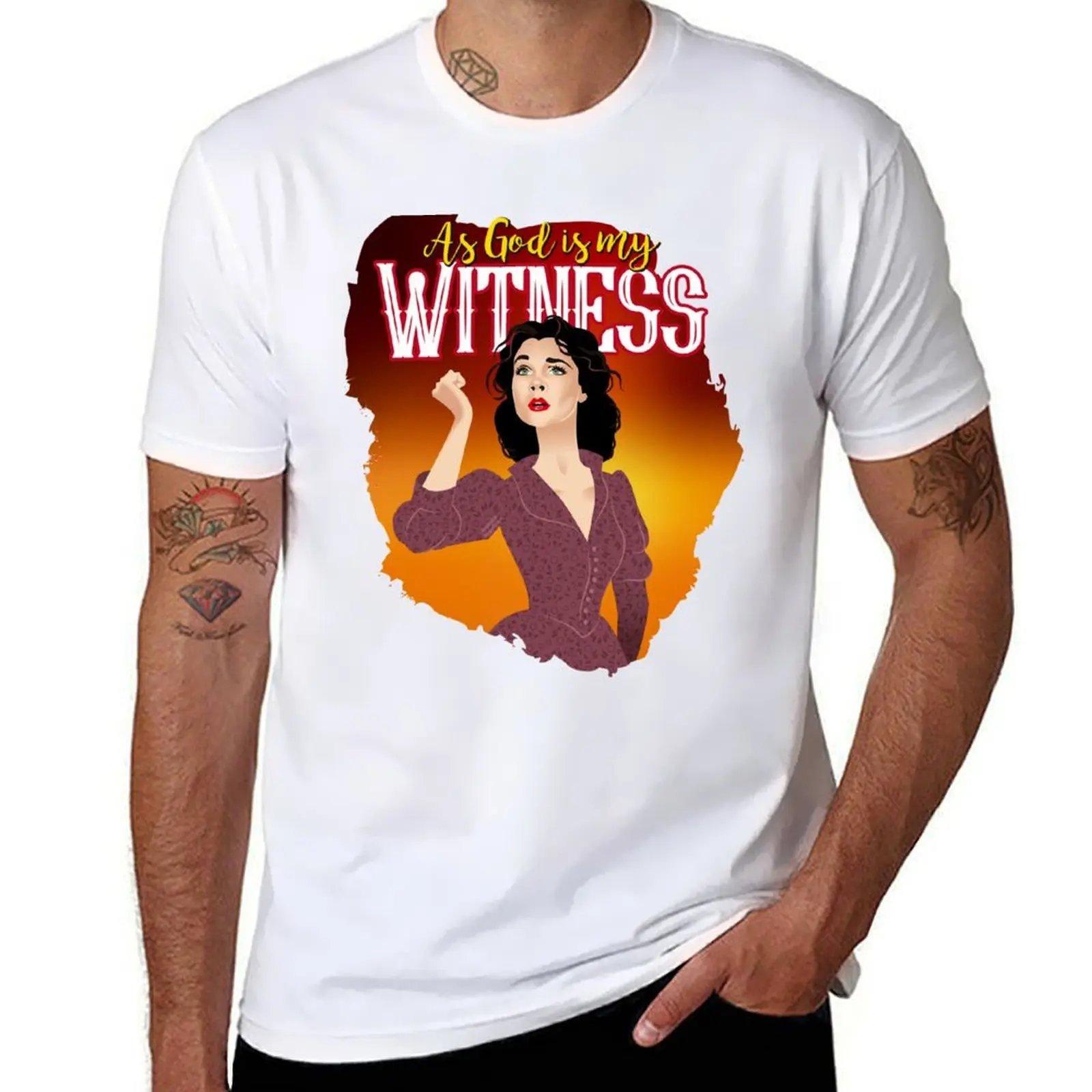 Témoin T-Shirt t-shirts pour homme coupe ajustée homme t-shirts coton T-Shirt