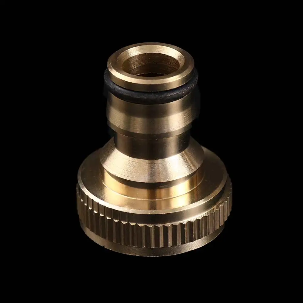 Tool 1PC Practical Hosepipe Snap Threaded Gardening Pipe Water Hose Quick Connector Tap Brass Adaptor