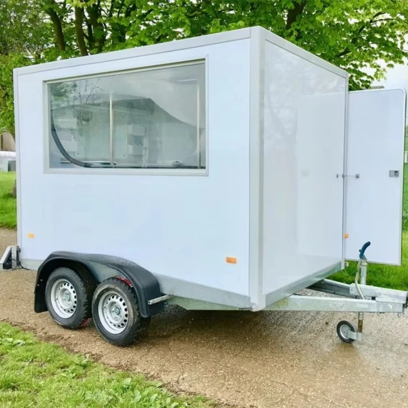 Customizable Multi Use Fiberglass Mobile Trailer for Dog Grooming Salon and Food Concession Stand CE Certified Export
