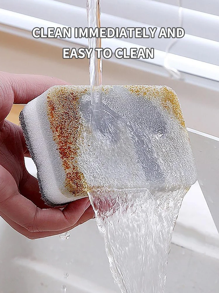 Dwustronna gąbka do szorowania, ściereczka do mycia naczyń, ręczniki do czyszczenia naczyń, gąbki kuchenne, ściereczki Bru Sponge Cloth — zdjęcie 6