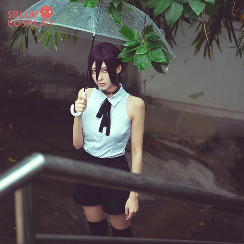 SBluuCosplay في المخزون Reze تأثيري حلي R جودة المرأة قميص السراويل هالوين حفلة هدية الكريسماس الزي #1