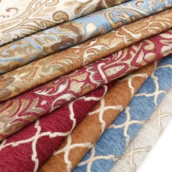 Tessuto jacquard in ciniglia ispessito Copridivano in stile europeo Cuscino Cuscino Sedia da pranzo Tovaglia Fai da te Moda Cucito