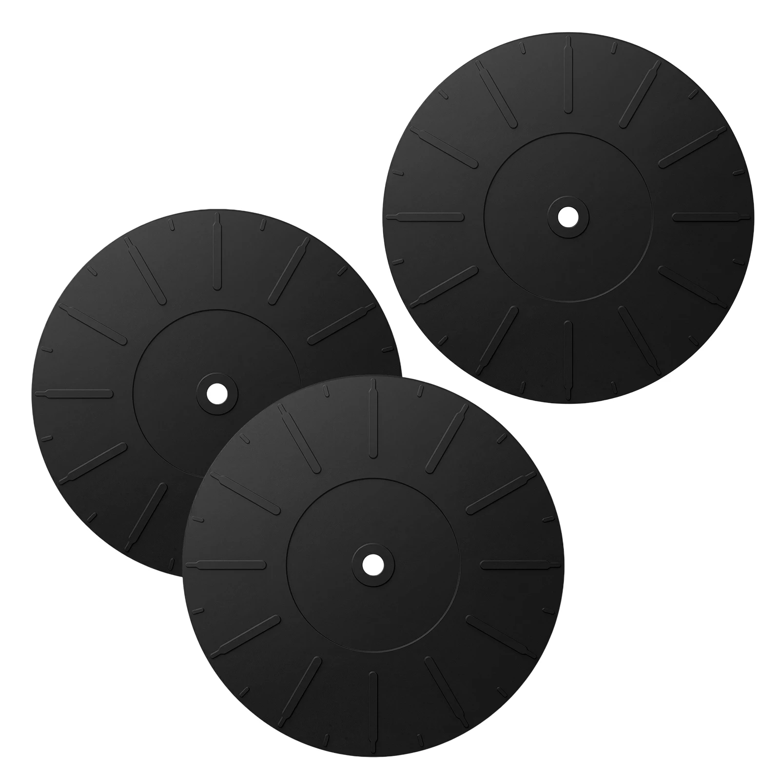 Silicone Turntable Slipmat 7 Inch Diameter Silicone Record Mat Anti-Static & Anti-Slip Vinyl Accessories for LP Record Player
