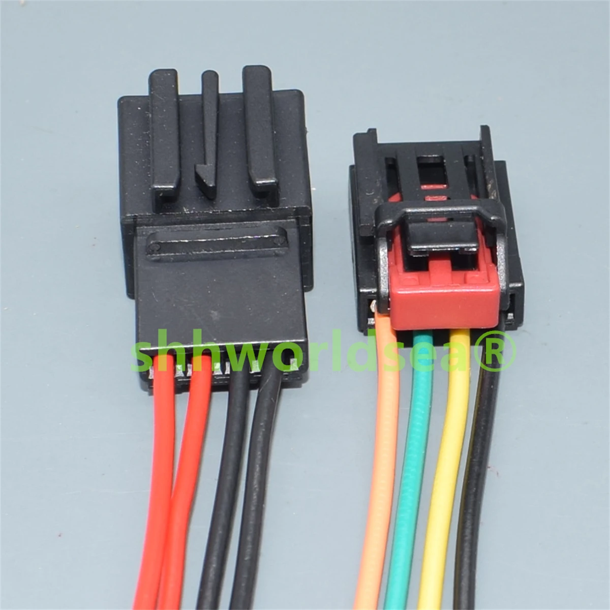 shhworldsea 4 Pin 7N0 972 704 Auto Unsealed Connector 3AA972714 7N0972704 Car Reading Light Taillight Seat Heating Cable Socket