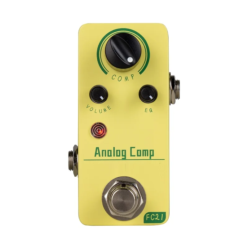 

Guitar Effects Compress Pedal with Smooth Attack and Decay True Bypass Circuit