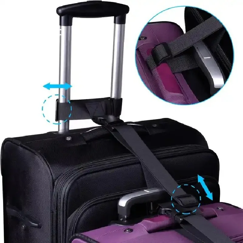 Travel Luggage Strap, Trolley Box Connector Belt Adjustable Strap