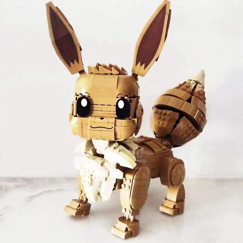 Pok é mon Building Blocks Giant Assembly Model Anime Peripheral Gifts Can Be Used as Children's Gifts·
