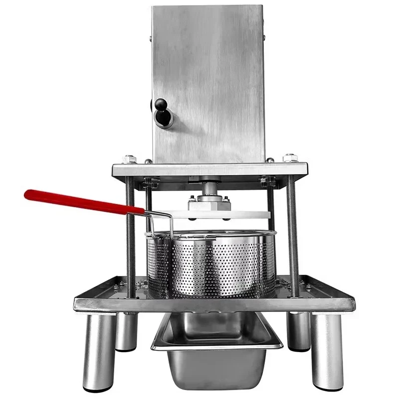 

110/220V Stainless Steel Deoiler Squeezer Commercial Grape Honey Extractor Vegetable Dehydration Press