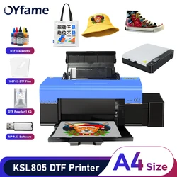 OYfame A4 DTF Printer dtf impresora a4 for epson L805 a4 dtf printer machine for hoodies clothes fabric textil A4 dtf printer