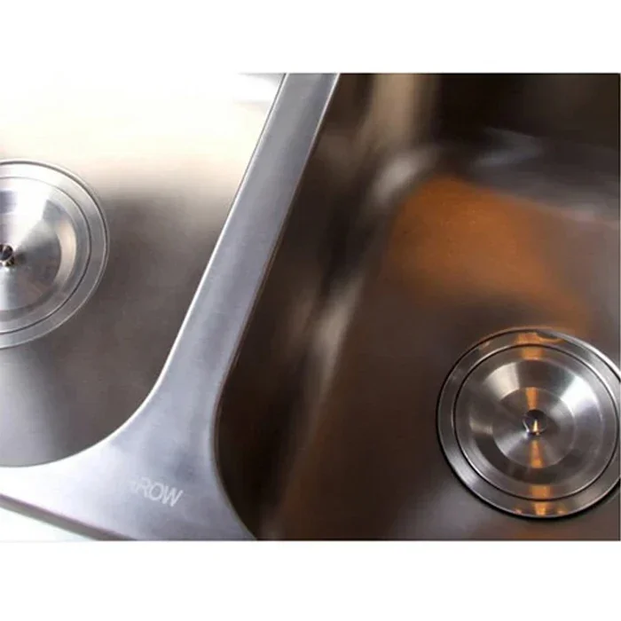 Aço inoxidável Double Bowl Kitchen Sink