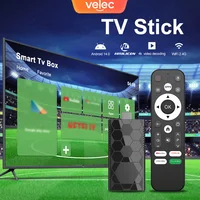 Velec Android 14 Smart TV Stick 4K con Decodificación de Video, 8+128 GB, Procesador de Cuatro Núcleos, Reproductor Multimedia para Entretenimiento en el Hogar, Compatible con YouTube y Netflix