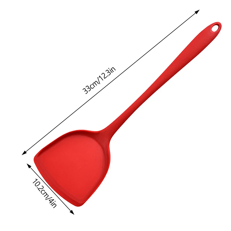 All-in-one Silicone Spatula Kitchen Items Heat Resistant Non-stick Frying Pan Spatula Household Silicone Chinese Spatula