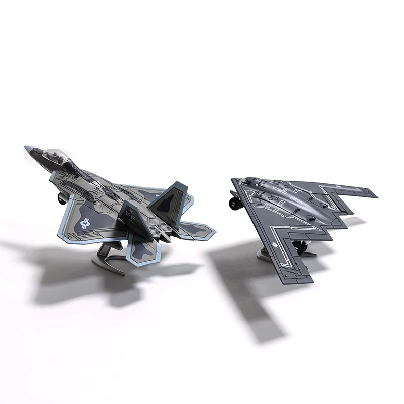 F-22 B2 F-14 Tomcat Multi-Role Fighter Raptor Building Blocks Model Creative Military Series Decor Assembled Toys For Boy