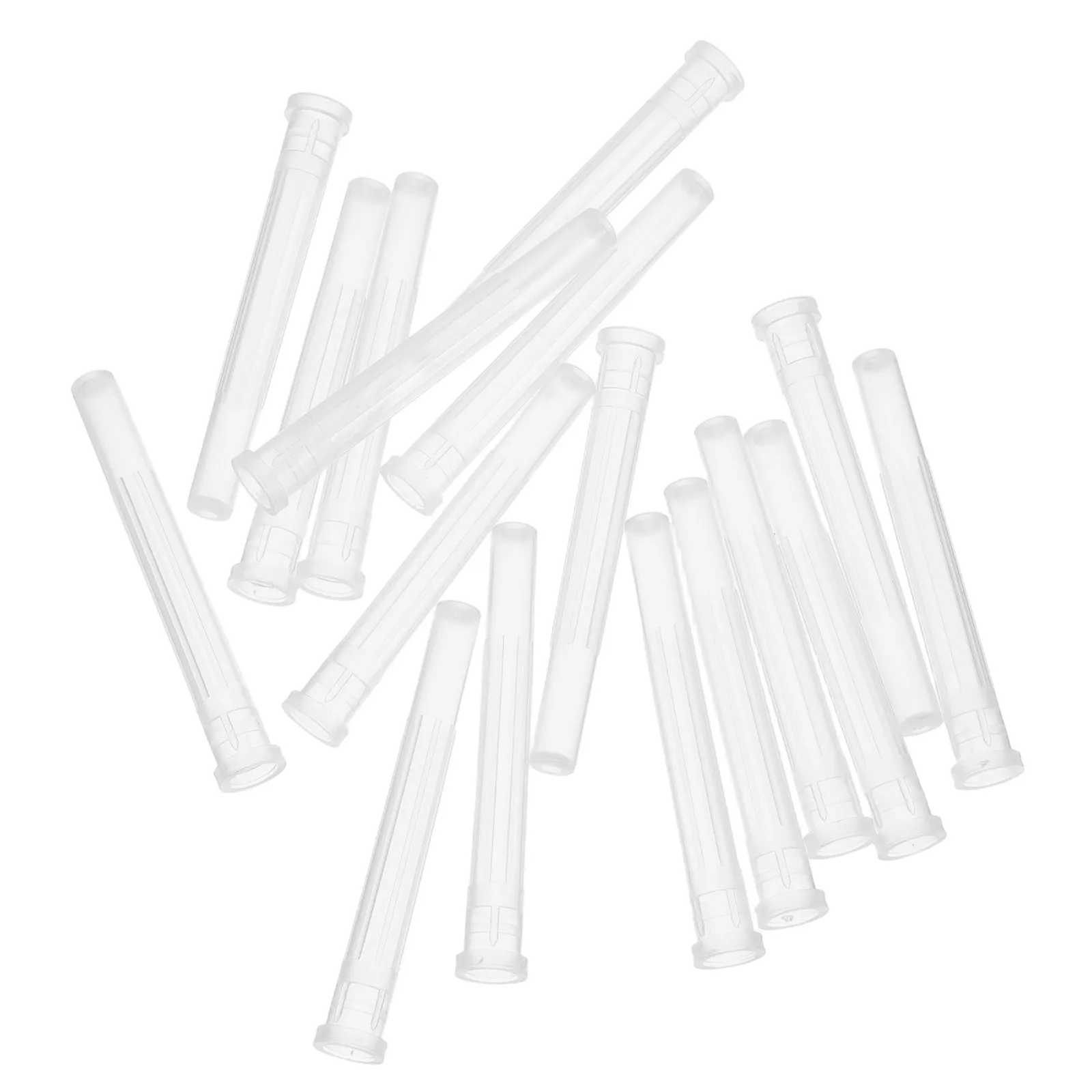 100Pcs Needle Cap Covers Accessories Luer Lock Syringe Tip Protectors Precision Dispensing Needle Caps view 3