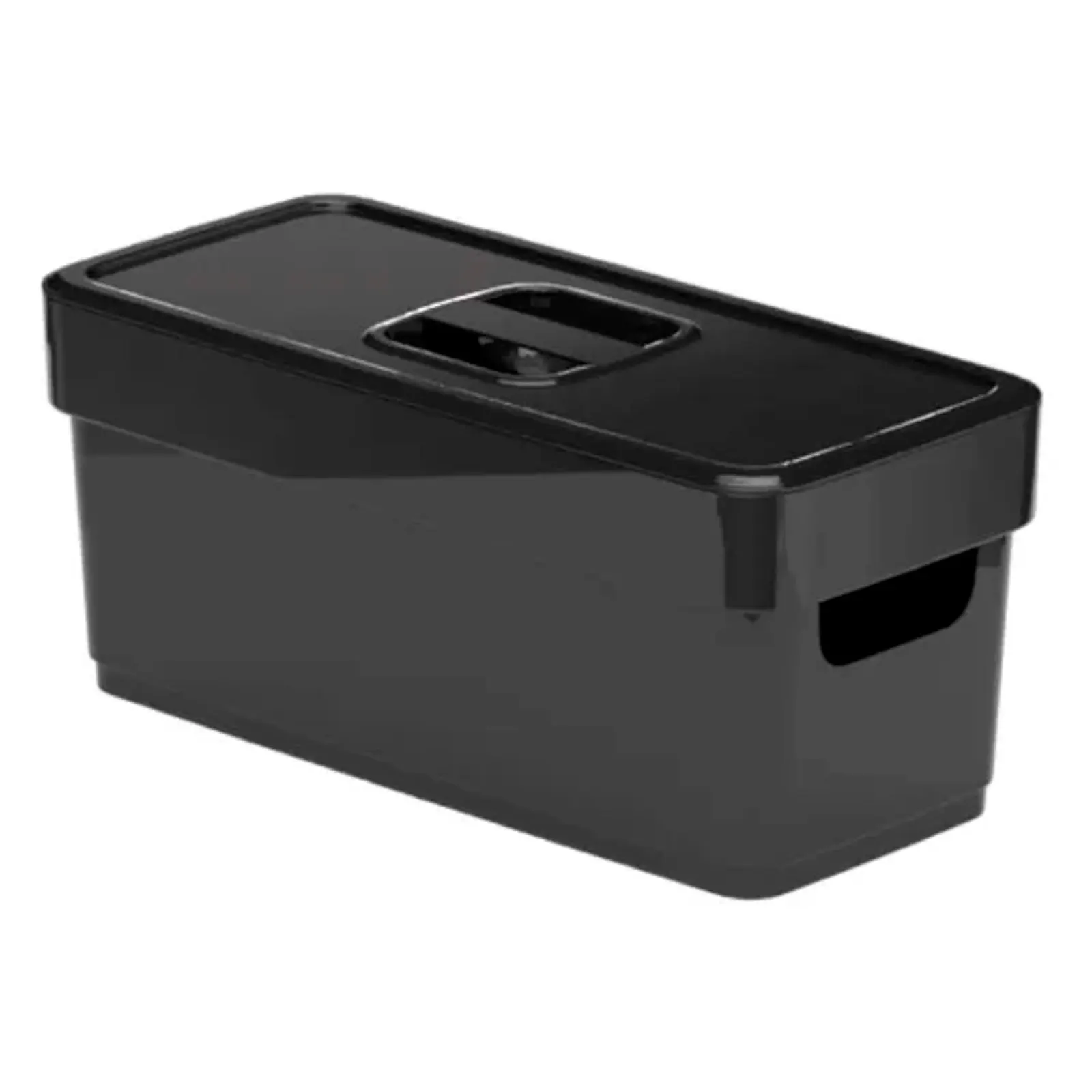 Basket Small Resistant Plastic Lisa Organizer Box With Lid Capacity 1 Liter