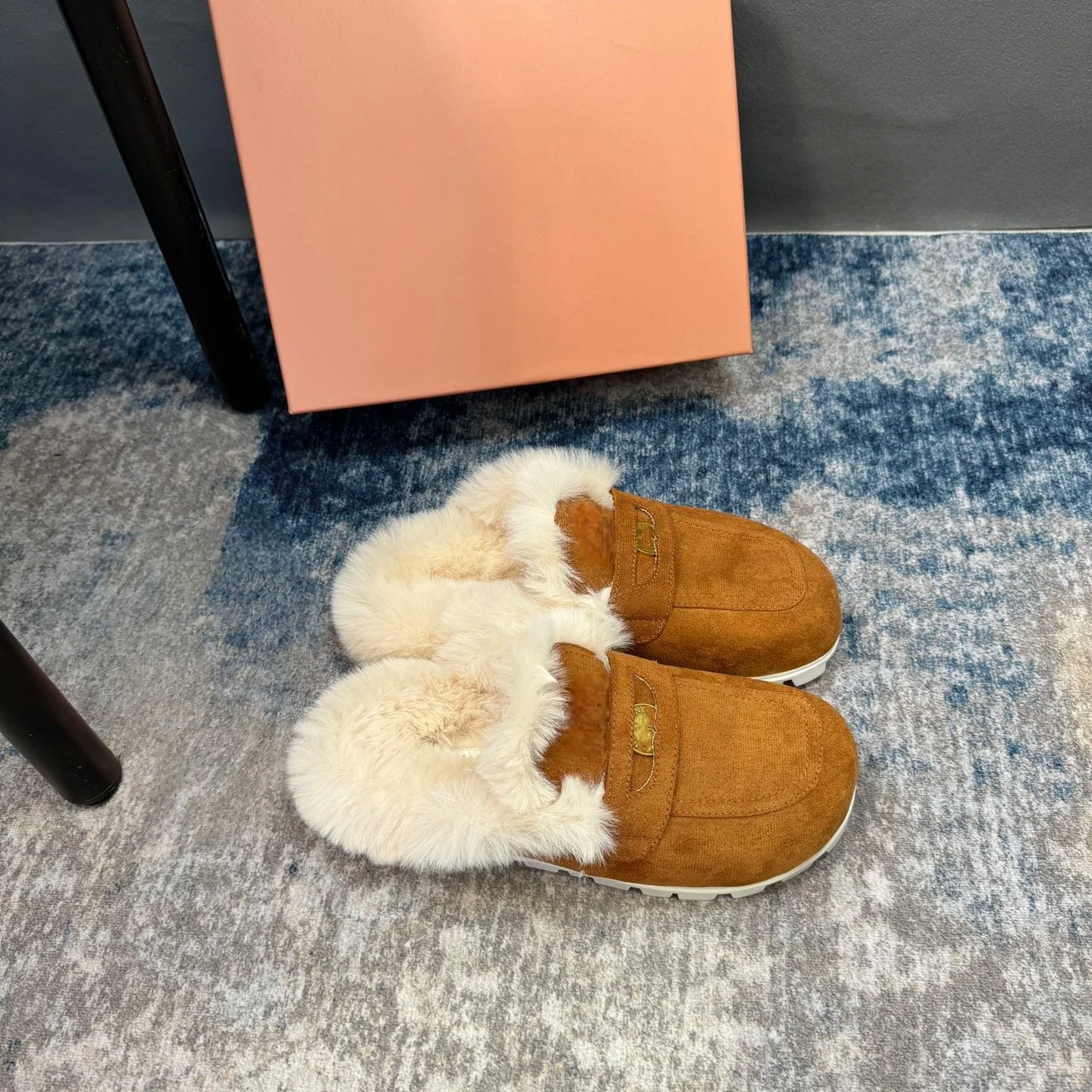 

Women's Ankle Snow Boots Winter Fashion Home Platform Low Top Slippers Living Room Rug Shoes Women's Outdoor Warm Non Slip Boots