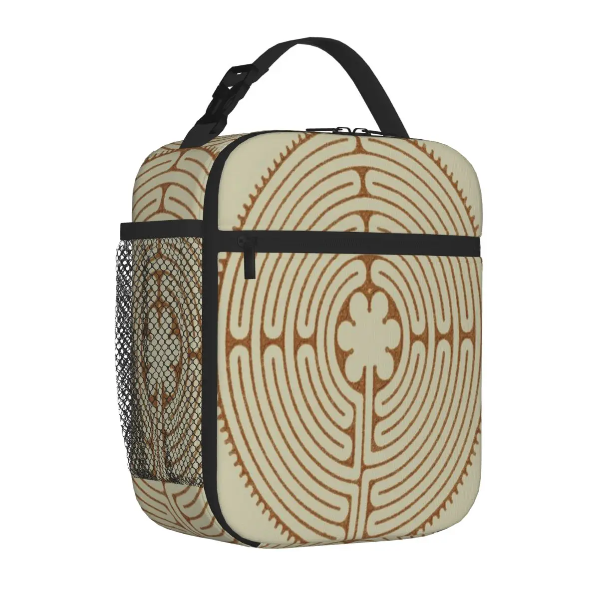 Hot Sale Sacred Geometry Symbol - Chartres Labyrinth 1 Modern Meal Prep Bag Fitness Snack Cooler Lunch Bag