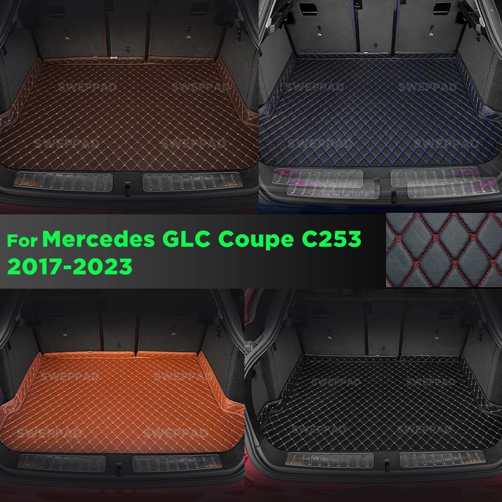 

Для Mercedes GLC Coupe C253 2017-2023 коврик в багажник автомобиля коврик для багажника защитная накладка аксессуары для интерьера