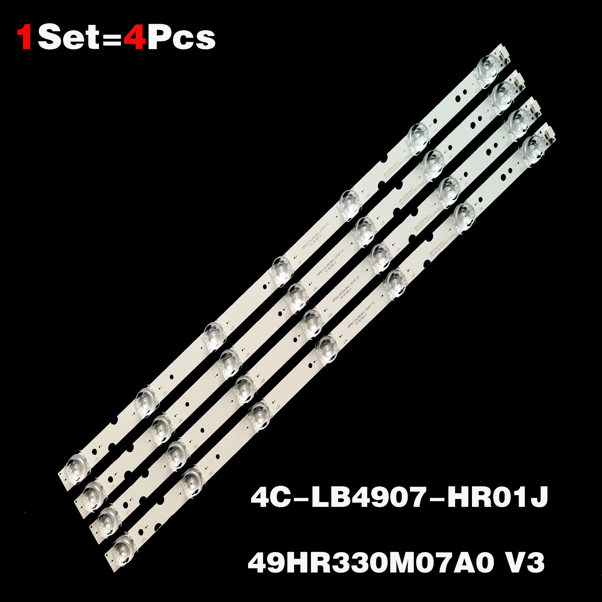 1/510 kit For TCL 49S6500 49A260 49A261 49F6F 49D6 49V2 49S6500A GIC49LB43-3030F2.1D 49HR330M07A0 V3 4C-LB4907-HR01J