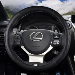 Microfiber Leather Car Steering Wheel Cover For Lexus is250 RX350 is350 GX460 is300 ES350 RC LS NX CT200h Auto Accessories